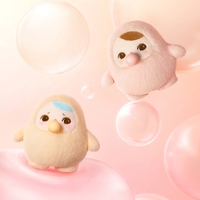 POPMART PUCKY Beanie Bubble Series Blind Box Figurines de collection 100% authentiques en PVC et peluche, design aléatoire