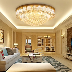 Zeal Lighting Venta al por mayor decorativa única interior led buena calidad Luz de techo de cristal de moda - Product Image 1
