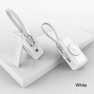 Nouvelle arrivée, batterie externe portable, capacité 5000 mAh, mini chargeur sans fil 20 W avec câble de charge - Product Image 2