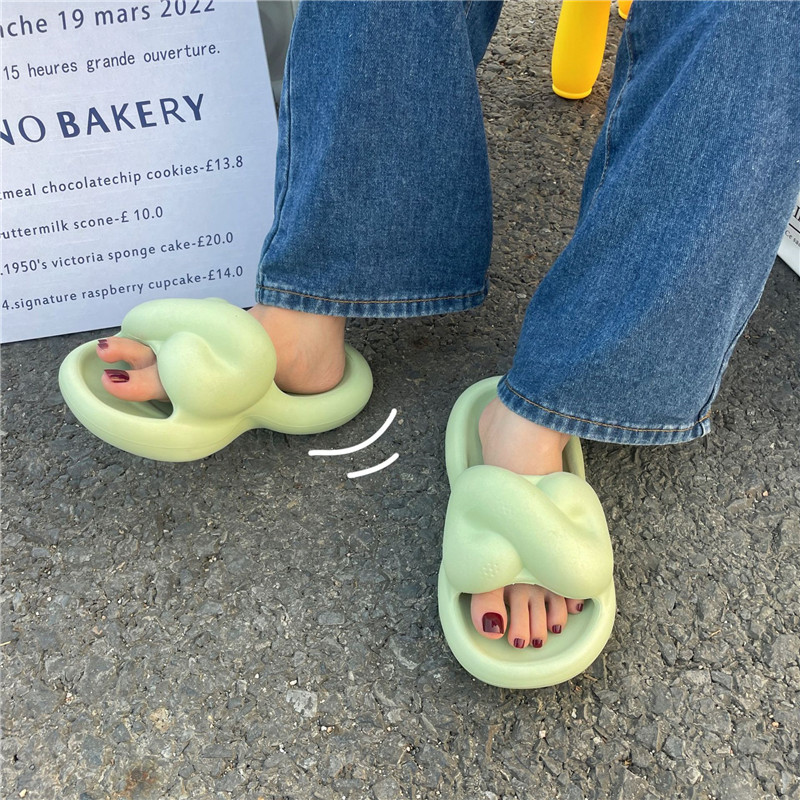 China Wholesale Slippers Women and Men EVA Bathroom Home Slides Slippers