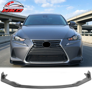 Convient pour Lexus IS200t 2017-2020, lèvre de pare-chocs avant style IKON, imprimé fibre de carbone - Product Image 1