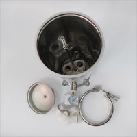 Filtre de précision à collier de serrage rapide, élément filtrant en coton PP à bride DN25 10 000 L/min