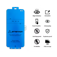 Protection d'écran de confidentialité invisible anti-espion en TPU souple de qualité AAA pour téléphone portable S10 Plus, couverture intégrale, ultra-fine, étanche