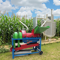 Machine à battre le grain multifonctionnelle à moteur diesel, pour le sorgho, le blé, le maïs, l'éplucheur de maïs, pour un usage domestique et l'application aux arachides