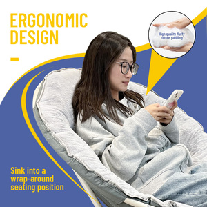 Nhà máy hiện đại ngoài trời vòng có thể ngả túi có thể gập lại mặt trăng sang trọng cắm trại ghế - Product Image 2