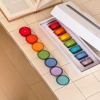 Ensemble de bougies parfumées en cire de soja de couleur personnalisée, boîte cadeau, bougie d'aromathérapie sans fumée pour la relaxation à domicile