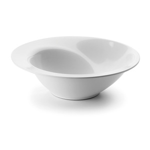 Ciotola Classica Bianca 10 Pollici, Piatto Rotondo in Ceramica per Uso in Cucina - Product Image 1