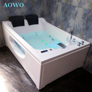 2 gonne <span class=keywords><strong>con</strong></span> pannello in vetro vasca idromassaggio idromassaggio piscine strutturali <span class=keywords><strong>bagno</strong></span> uso vasca idromassaggio jacuzzi interno spa testa terapia dell'acqua - Product Image 4