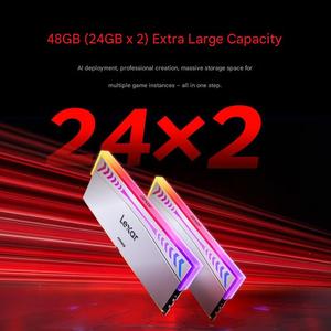 แรม DDR5 6000MHz 48GB CL28 ECC Thor II Gaming RGB รุ่น Wings of the God Wa สำหรับคอมพิวเตอร์ มีสินค้าในสต็อก แรม 24GBx2 DDR5 - Product Image 5