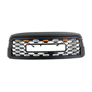New Design TRD Car Black Front Grill With LED Lights Use For Sequoia