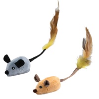 Souris en peluche télécommandée interactive pour chat – Jouet de simulation