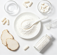Poudre de Konjac 75% Glucomannane Qualité Alimentaire Matière Première Extrait de Konjac en Poudre pour Épaississant Alimentaire et Boissons Solides