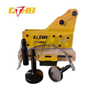 Martillo Hidráulico para Excavadora con Diámetro <span class=keywords><strong>de</strong></span> Cincel <span class=keywords><strong>de</strong></span> 75 mm, CTHB43, Alta Eficiencia para Trabajos <span class=keywords><strong>de</strong></span> Cercado - Product Image 2