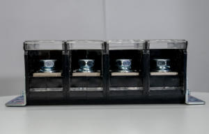 SCED, gran oferta, Conector de bloque de terminales PC UL94 de 4 polos con cubierta, bloque de terminales de carril CE CUL de 200A y 36mm - Product Image 6