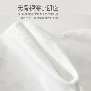 Camiseta de Manga Larga para Bebé Recién Nacido, Talla 52, Algodón Puro, Estilo Túnica, Primavera-Otoño, Unisex, Tejido de Primera Calidad - Product Image 3