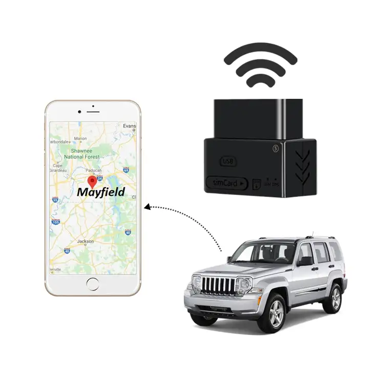 Automatische Aufzeichnung Fahrzeug ortung globale Position Position obd GPS-Tracking-Gerät Auto-Tracker