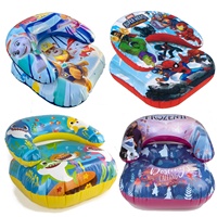 Chaise gonflable papillon pour enfants, design de dessin animé personnalisé