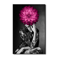 Mode créative peinture décorative féminine cadres de salon modernes photo art mural grande peinture suspendue