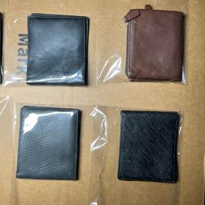 A11-2 gebrauchte Brieftasche Großhandel Männer und Frauen Brieftaschen Mini Geldbörse Second Hand Tasche Karten halter Leder Clutch in gutem Zustand - Product Image 5