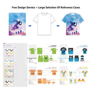 Camiseta de Running de Alta Calidad para Maratón, Personalizada, 100% Poliéster, Sublimación con Tu Propio Diseño, Cuello Redondo, Secado Rápido - Product Image 5