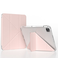 Beauty Y Fold Soft Edge Transparent Acrylique avec porte-crayon droit pour iPad pro456 12.9 pouces
