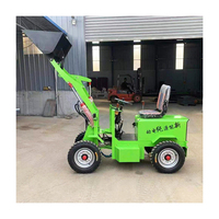 Hocheffizienter Mini-Traktor Allradantrieb Elektrowlader Selbstlader Kleinerlader mit Frontlader
