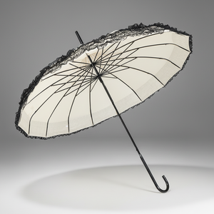 Parapluie décoratif droit en <span class=keywords><strong>dentelle</strong></span> de marque de luxe japonaise, promotionnel, en gros, <span class=keywords><strong>pas</strong></span> <span class=keywords><strong>cher</strong></span>, pour la décoration de <span class=keywords><strong>mariage</strong></span> - Product Image 3