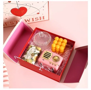 Customized Double-Door Open Magnetic Cardboard Gift Packaging Box for Perfume & Sweet with Matt <b>Lamination</b> & Embossing Printing - Product Image 4