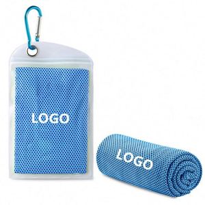 Toalla refrescante para el cuello y toalla fría para la cara de 32"X 12", ligera, suave y transpirable para yoga, deporte, correr y camping - Product Image 1