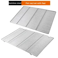 Yolecen gros Commercial en acier inoxydable BBQ Grill feuille épaissie grille rectangulaire avec treillis métallique en acier BBQ accessoires
