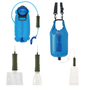 <span class=keywords><strong>Portable</strong></span> 0.01 microns extérieur purificateur d'eau manuel UF filtre à eau paille pour Camping randonnée survie d'urgence - Product Image 6