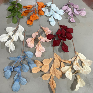 Fleurs artificielles Yixuan Fiddle Leaf Fig, feuilles en soie, décorations de mariage, légères, moulage par injection - Product Image 2