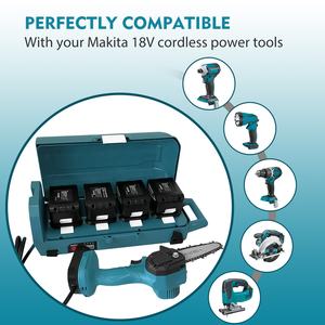 Sac à dos d'alimentation portable, <span class=keywords><strong>batterie</strong></span> externe pour outils Makita, Dewalt, <span class=keywords><strong>Bosch</strong></span> 14,4-20V, <span class=keywords><strong>support</strong></span> pour 4 batteries Li-ion - Product Image 5