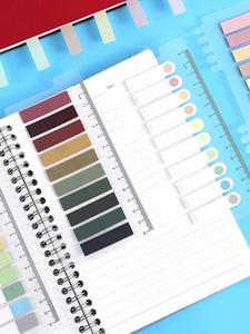Morandi Index 200 Sheet Set Transparent Self-Adhesive PET Student Reading & Marking Stickers - Product Image 4
