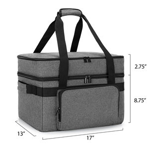 Bolsas de Transporte para Parrillas de Exterior - Bolsa de Doble Capa para Barbacoa, Bolsa de Almacenamiento para Parrilla sin Humo, Bolsa de Transporte de Doble Capa para Parrilla de Interior - Product Image 2