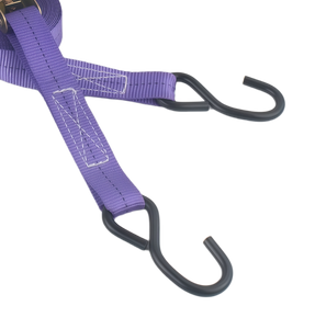 Sangles d'arrimage à <span class=keywords><strong>cliquet</strong></span> en polyester vert de 25 mm (1 pouce) x 4,5 <span class=keywords><strong>m</strong></span> avec accroche en plastique, capacité de 1000 kg à 2000 kg - Product Image 2