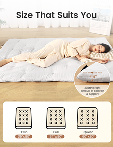 Cuộn lên hiện đại Nhật Bản sàn futon nệm 100% cotton có thể gập lại đệm Tatami ngủ Mat cho người lớn sử dụng khách sạn - Product Image 6