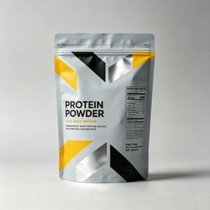 Bolsa de Embalaje de Polietileno Mono con Fondo Plano y Cierre Ziplock, Personalizada con Logotipo, para Proteína en Polvo, 1 kg, 2 kg, 5 lb - Product Image 5