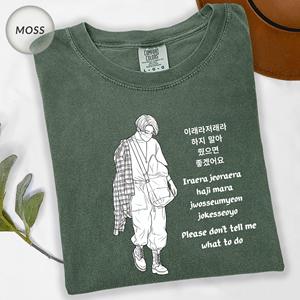 Maglietta Regalo per Amanti del K-pop OEM ODM con Stampa 'Please Don't Tell Me What To Do' - T-Shirt Grafica Streetwear Audace - Product Image 6
