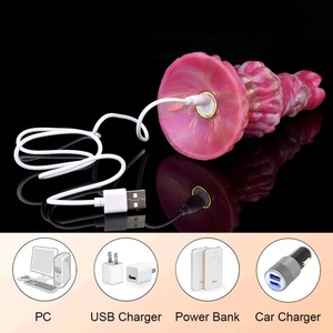 YOCY Alien Flower Anal Plug Vibrator 6.8cm Thick Knot Silicone <b>Dildo</b> for Woman 10 Mode Bullet Vibrators Sex Toy for 18+ - Product Image 5