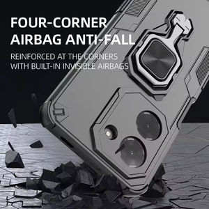 Étui robuste anti-chute pour iPhone 16 Pro Max, étui magnétique robuste pour iPhone 15 14 13 12 Pro, coque de protection intégrale avec béquille - Product Image 2