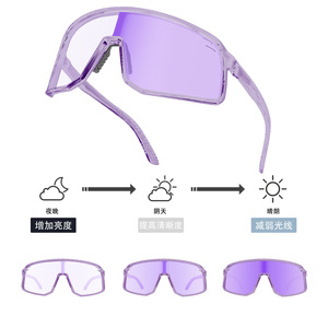 แว่นตาปั่นจักรยาน Ocort รุ่น JH-153 เปลี่ยนสีได้ กันลม กันลื่น สำหรับผู้ชาย - Product Image 5