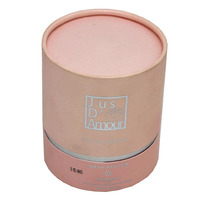 Brillant à lèvres personnalisé bougie vin parfum fleur rose bijoux thé cosmétique cylindre papier carton rond emballage Tube boîte