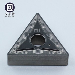 TNMG160404, hoja de torneado CNC, herramientas de corte resistentes al desgaste, revestimiento gris triangular <span class=keywords><strong>para</strong></span> torno - Product Image 5