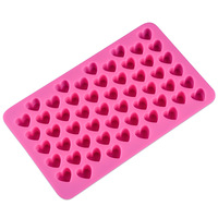 Silicone mini hartvormpje voor hartvormige snoepjes, chocolade, ijsblokjes, gelei, cake, zeep, kaarsen, DIY Valentijnscadeau