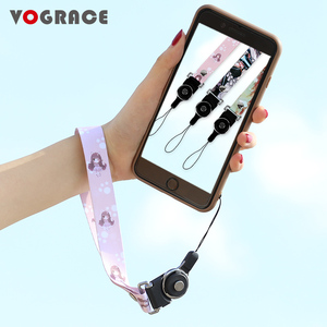 Vograce Cheap High Quality Custom Transfer Printed Make Your Own Logo Lanyard Nylon Lanyard for Promotional