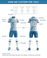Maillots de Football Verts Vierges Sublimés pour Équipes Sportives Jeunesse 2025 – Ensembles Complets de Tenues d'Entraînement de Football