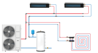 Chaudière à gaz combinée double multi-réservoirs, chauffage électrique, échangeur de chaleur à serpentin duplex 304 316 2205, réservoir d'eau chaude, pompe à chaleur, réservoir tampon