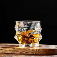 Verres à whisky en cristal sans plomb de luxe, style ancien, en gros, verres à whisky diamantés, verres modernes pour vin et whisky pour fêtes