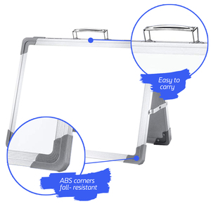 Desktop Portable <strong>Mini</strong> Small Dry Erase Board <strong>Whiteboard</strong> for Kids Office Home School Double Side Magnetic White Board - Product Image 5